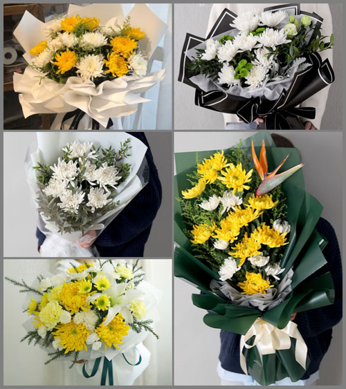 河南南阳宛城区新店乡菱角池村白事花束代送